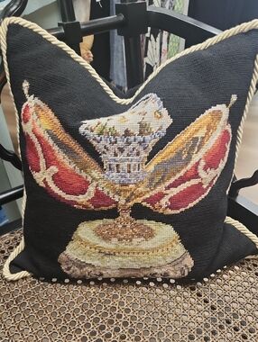 The Forbes Collection Needlepoint Pillow
